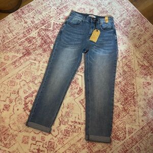 High Rise Ankle Jeans